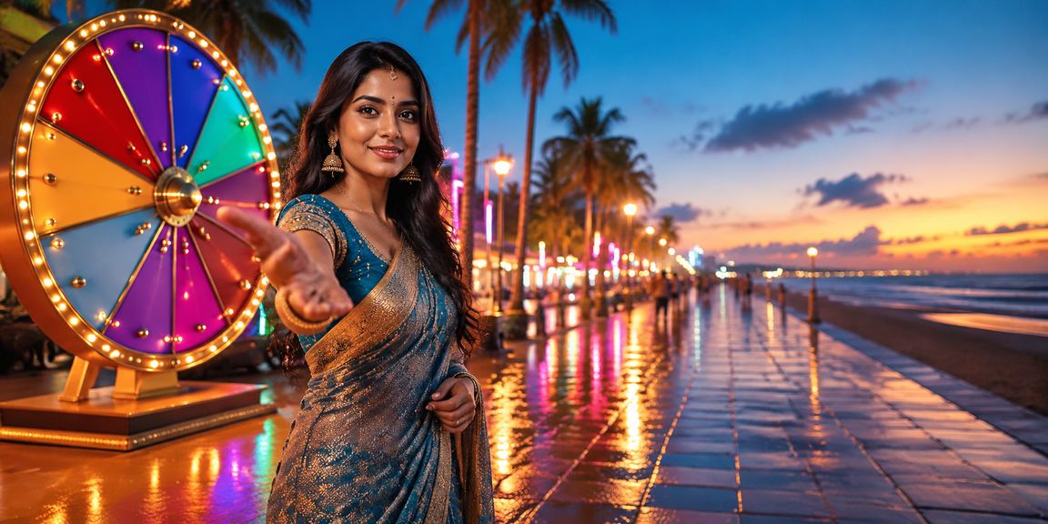 Promotions on qc50 accessible on mobile at Chennai Marina Beach