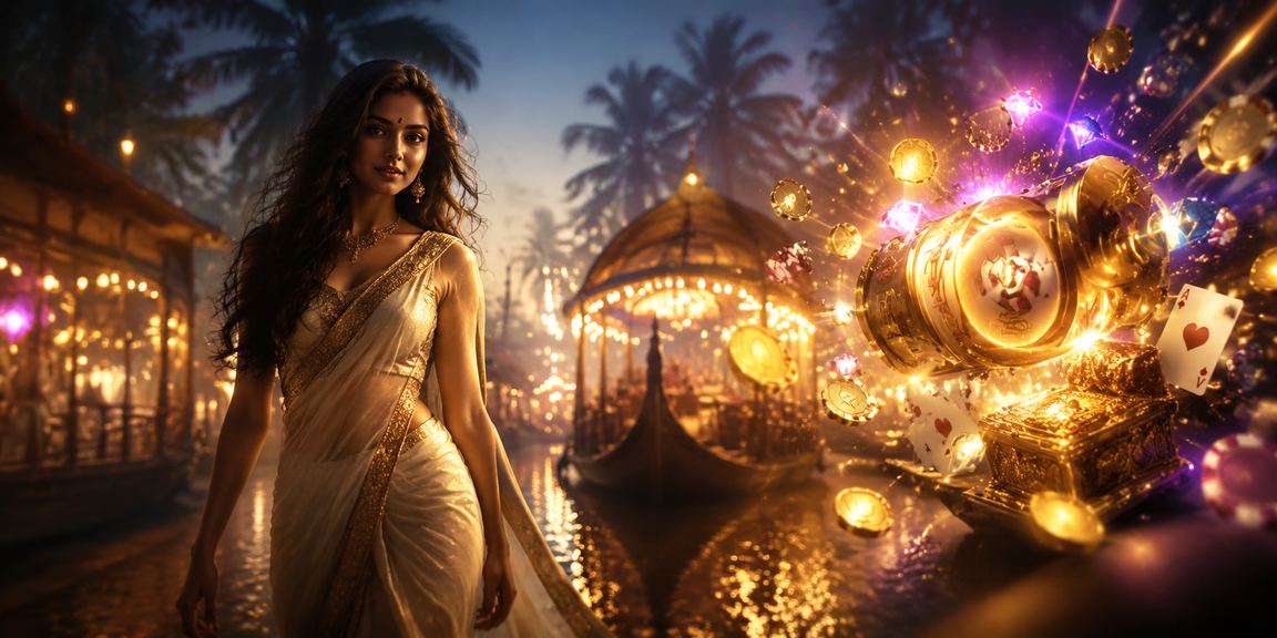 Kerala backwaters with mobile casino access and entertainment